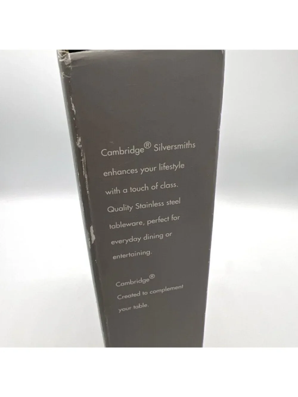 Cambridge Silversmiths Lyon Flatware 20 Piece Service for 4 Fork Knife Spoon